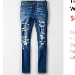 American Eagle Dream Jean 6 extra long